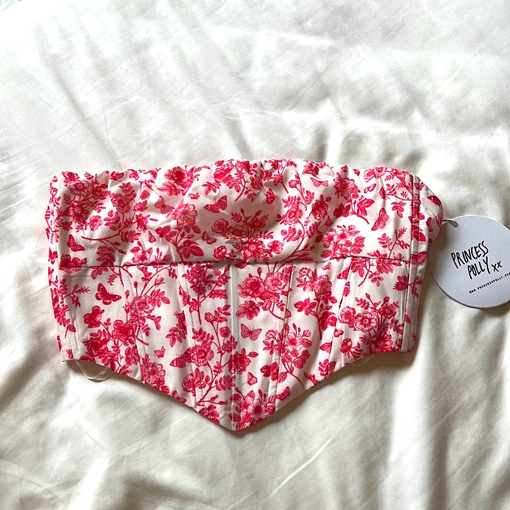 Princess Polly Juliette Bustier top. New with tags and never worn!